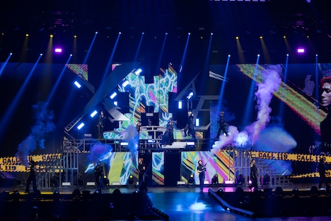 「2025 INI 3RD ARENA LIVE TOUR『XQUARE』」神奈川・Kアリーナ横浜公演の様子。©LAPONE ENTERTAINMENT
