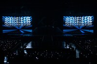 「2025 INI 3RD ARENA LIVE TOUR『XQUARE』」神奈川・Kアリーナ横浜公演の様子。©LAPONE ENTERTAINMENT