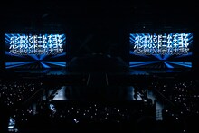 「2025 INI 3RD ARENA LIVE TOUR『XQUARE』」神奈川・Kアリーナ横浜公演の様子。©LAPONE ENTERTAINMENT