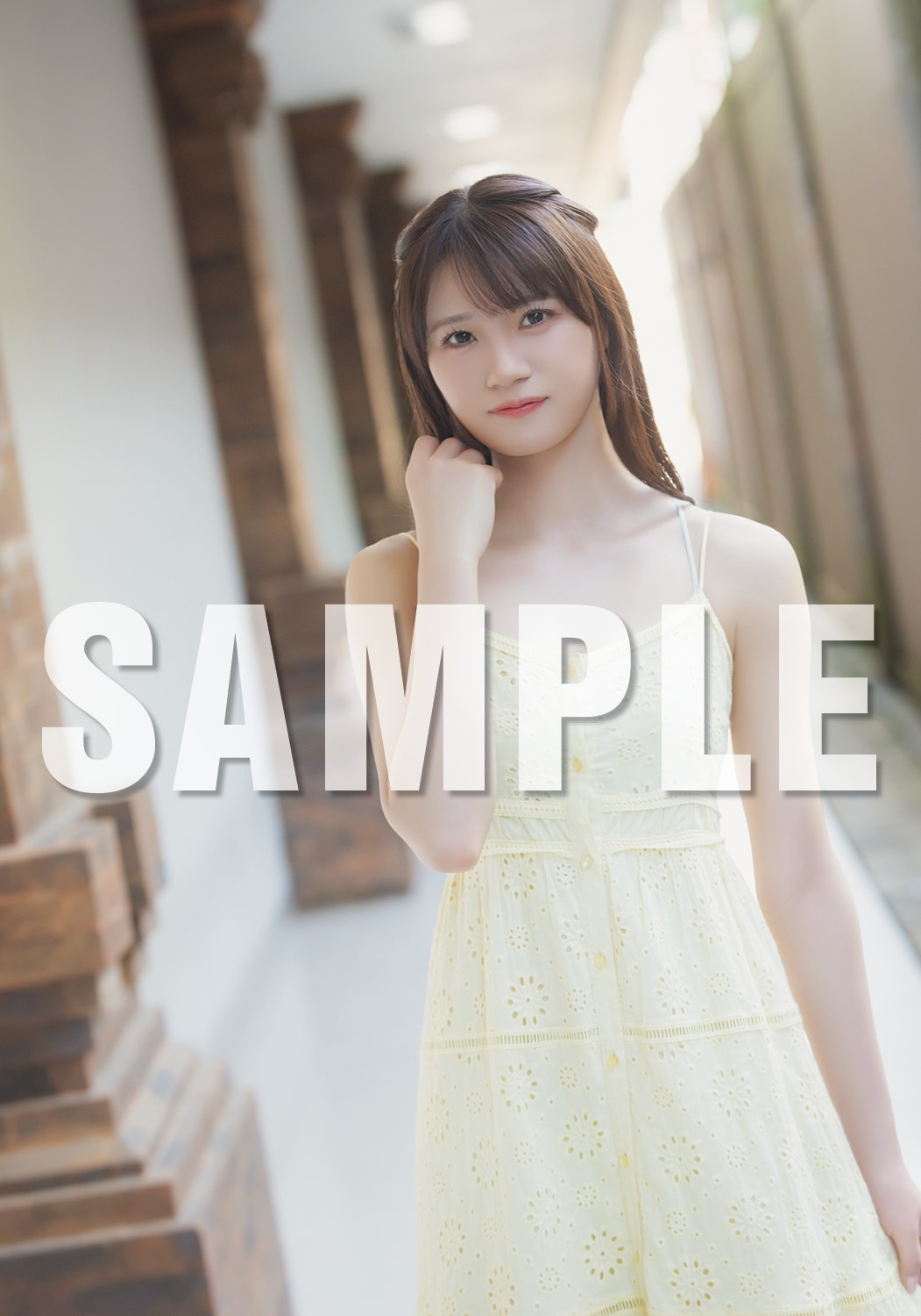 中野愛理（SKE48）1st写真集「可愛いと言って欲しい」SHOWROOM限定特典生写真（6月8日予約時の絵柄）（撮影：田中智久）