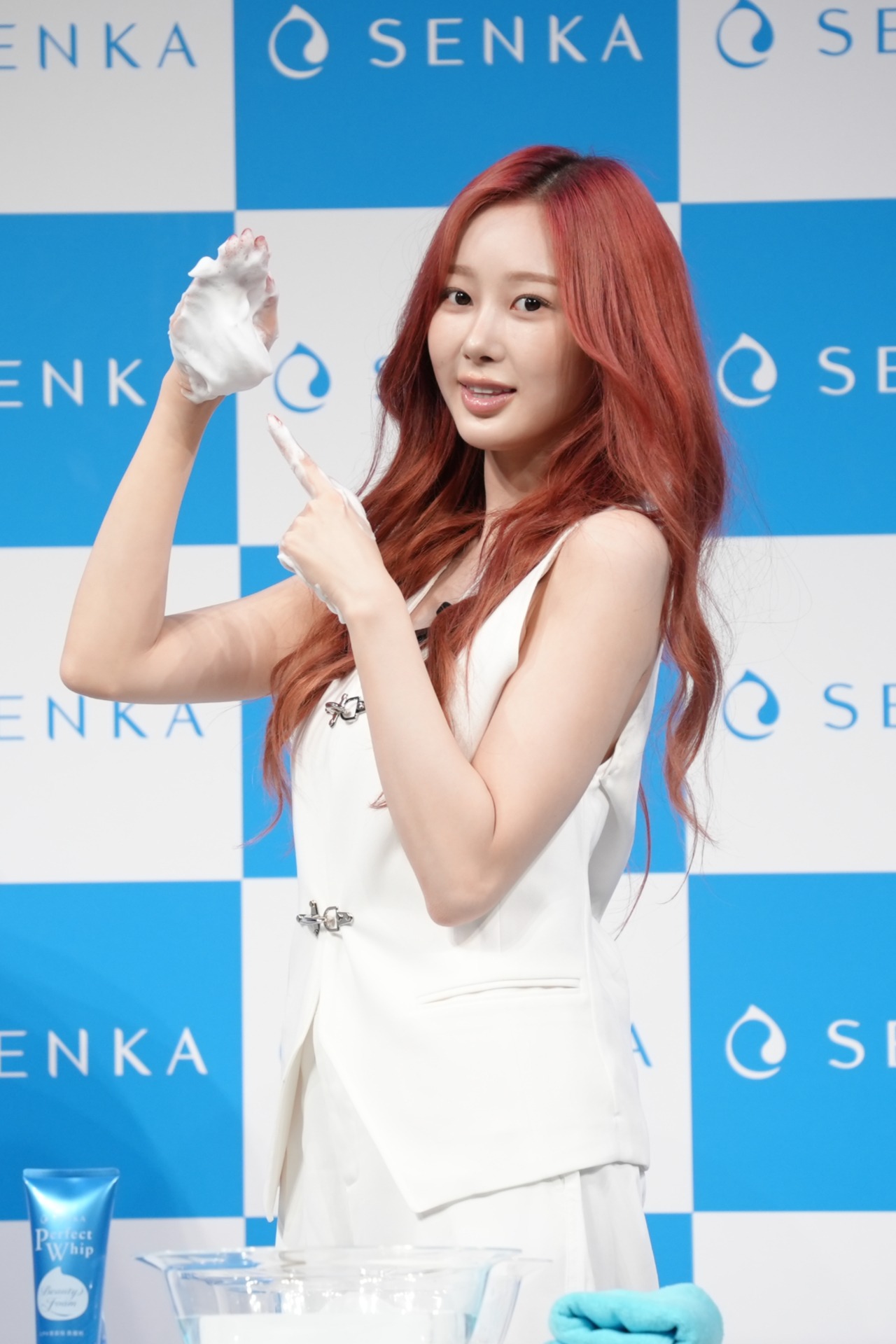 “泡職人”になったジゼル（aespa）。