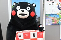 ハルの席に座るくまモン。