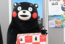 ハルの席に座るくまモン。