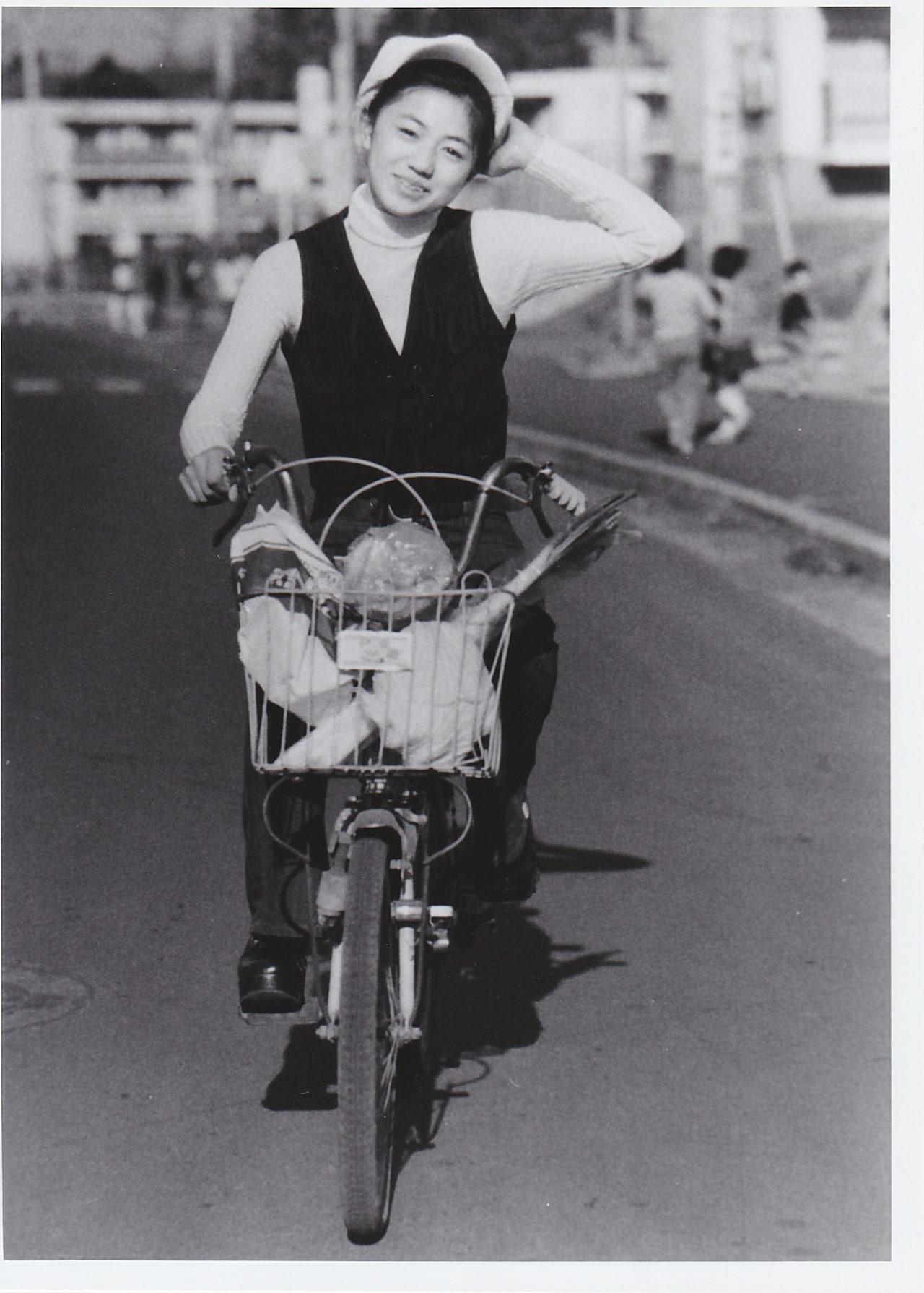 15歳、雑誌の撮影にて。