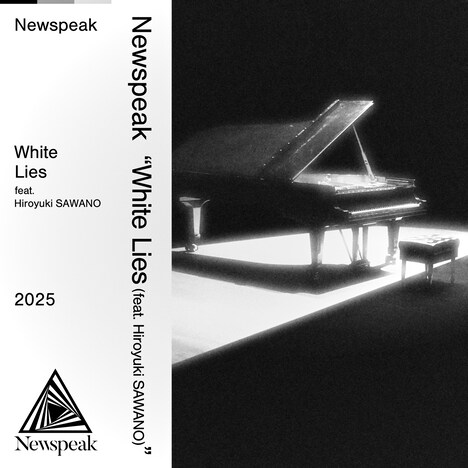 Newspeak「White Lies（feat. Hiroyuki SAWANO）」配信ジャケット