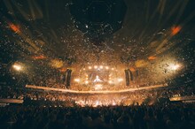 「TOMOO Live at 日本武道館」の様子。（Photo by Kana Tarumi）