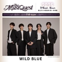 「The MusiQuest」WILD BLUE出演告知ビジュアル