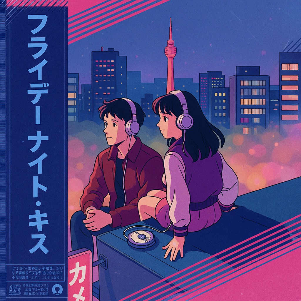 眉村ちあき「フライデー・ナイト・キス」配信ジャケット
