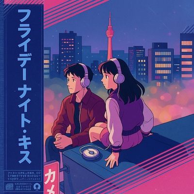 眉村ちあき「フライデー・ナイト・キス」配信ジャケット