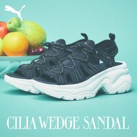 人気画像5位は「Snow ManがPUMAのサンダルをアピール、夏らしいシチュエーションで」より、PUMA「CILIA WEDGE SANDAL」ビジュアル。