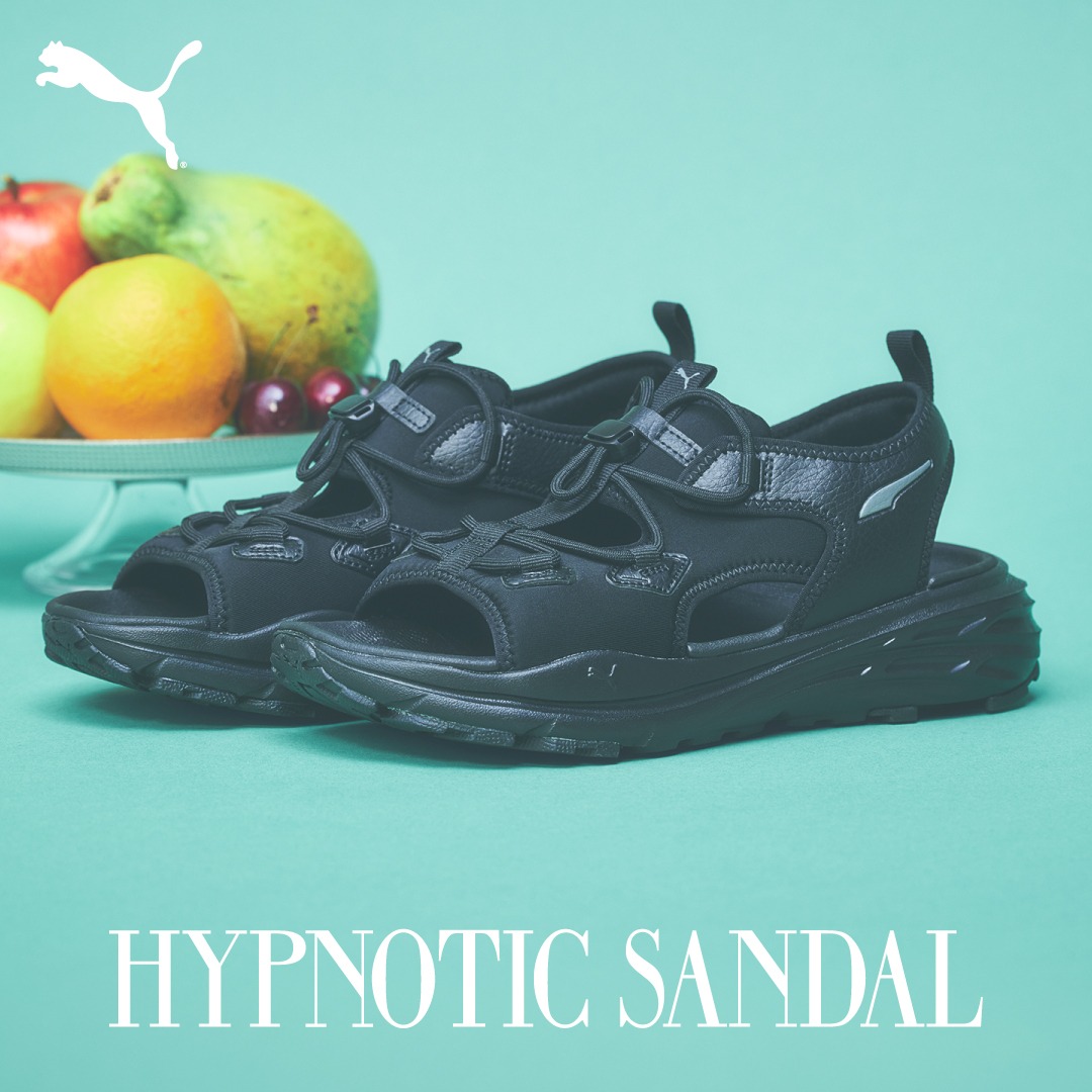 PUMA「HYPNOTIC SANDAL」ビジュアル