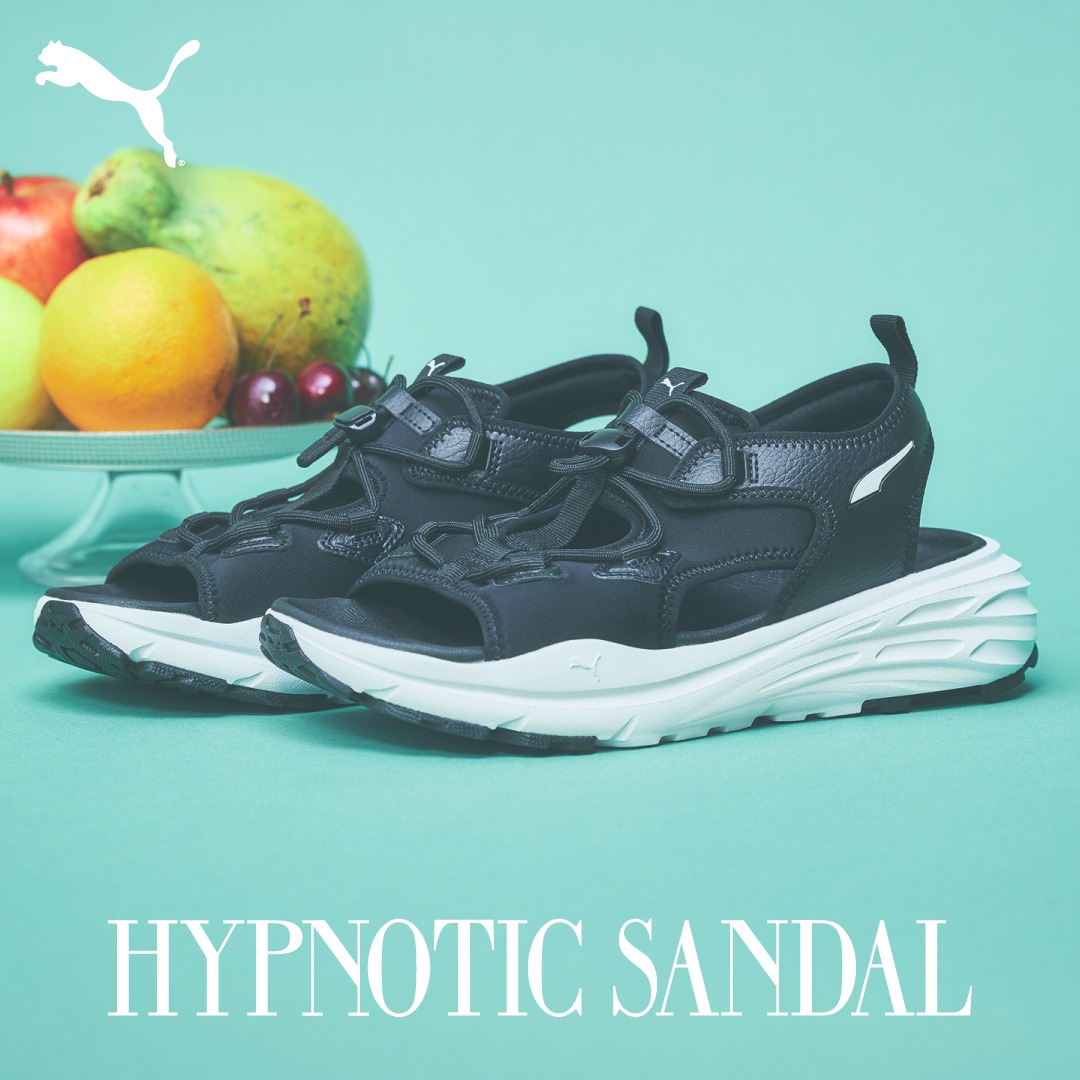 PUMA「HYPNOTIC SANDAL」ビジュアル