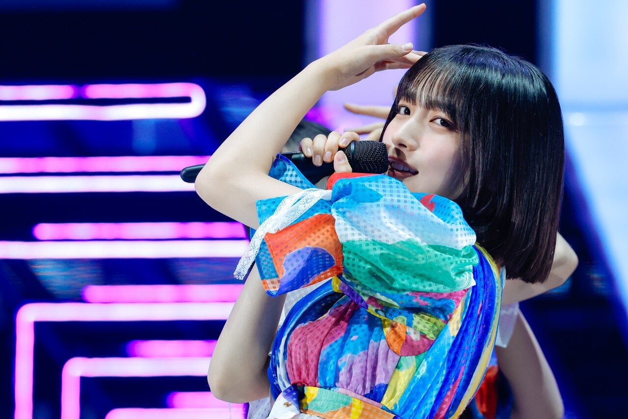 五期生の大野愛実。（撮影：上山陽介） - 日向坂46が虹の向こうに見た