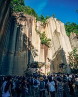 2022年の「岩壁音楽祭」の様子。