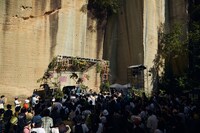 2022年の「岩壁音楽祭」の様子。