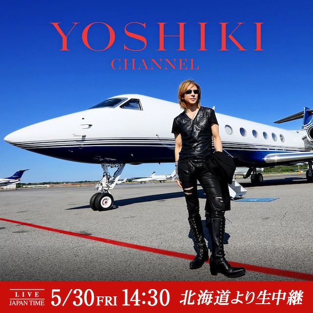 YOSHIKI CHANNEL告知ビジュアル