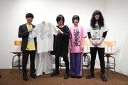 グランプリ作品と辻本光貴氏、こやまたくや、ありぼぼ、もりもりもと。