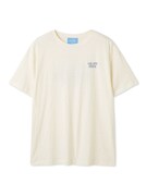 「【COOL COLLECTION】【接触冷感】ICEワンポイントビッグTシャツ」オフホワイト（FRONT）（税込7260円）