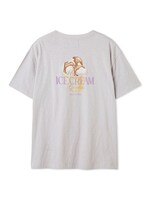 「【COOL COLLECTION】【接触冷感】ICEワンポイントビッグTシャツ」グレー（BACK）（税込7260円）
