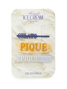 「【COOL COLLECTION】ICEヘアピン＆クリップセット」オフホワイト（税込4620円）
