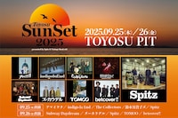 「Spitz × VINTAGE ROCK std. presents 豊洲サンセット 2025」出演者