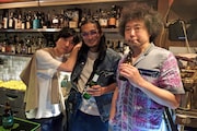 左から蓮沼執太、Floro Sernande Jr、U-zhaan。(Photo by Andrew Poon)