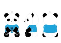 三月のパンタシア「多彩透明なブルーだった」完全生産限定盤に同梱されるパンダのぬいぐるみ。