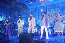 井上芳雄率いる日比谷ブロードウェイが「日比谷音楽祭」で熱唱、野音に灯した音楽と演劇の炎