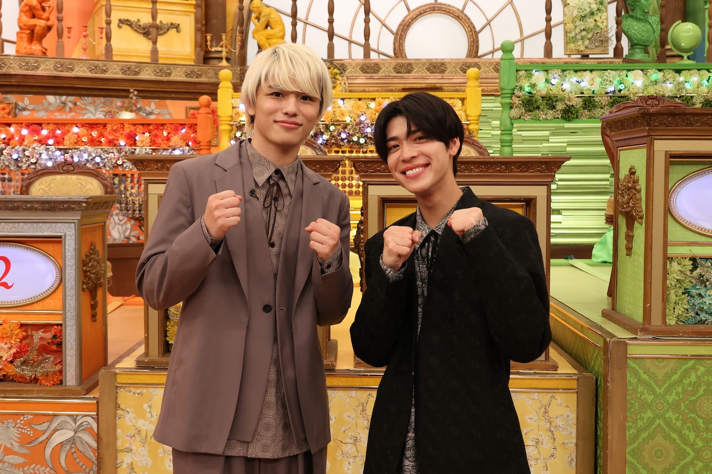 左から篠塚大輝、松島聡。©フジテレビ