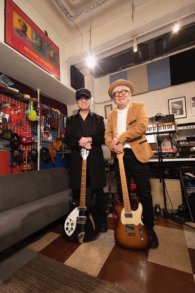 P.K.O（Panta Keiichi Organization）。左から、PANTA、鈴木慶一。