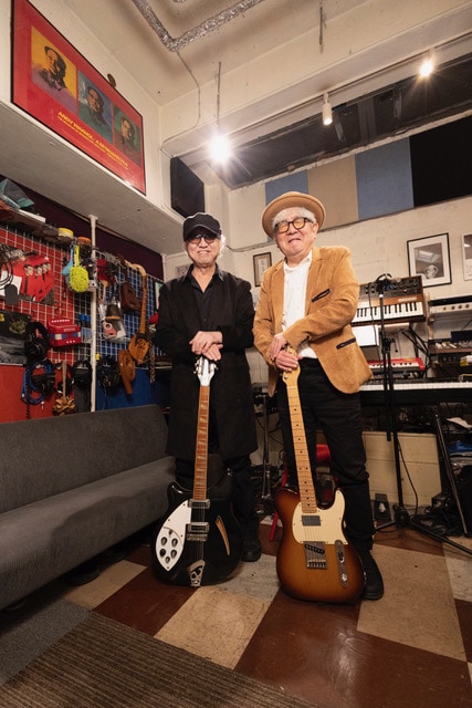 P.K.O(Panta Keiichi Organization)。左から、PANTA、鈴木慶一。