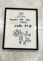 キース・へリングからもらったメッセージ。