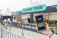 「2025 Weverse Con Festival」内のスタンプツアーブース。©2025 Weverse Con Festival