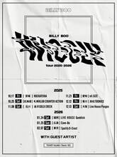 「BILLY BOO "WIGGLY tour 2025-2026"」告知画像