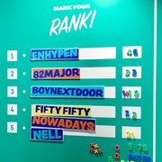 「Weverse Artist Zone」より、サッカーゲームのスコアボード。