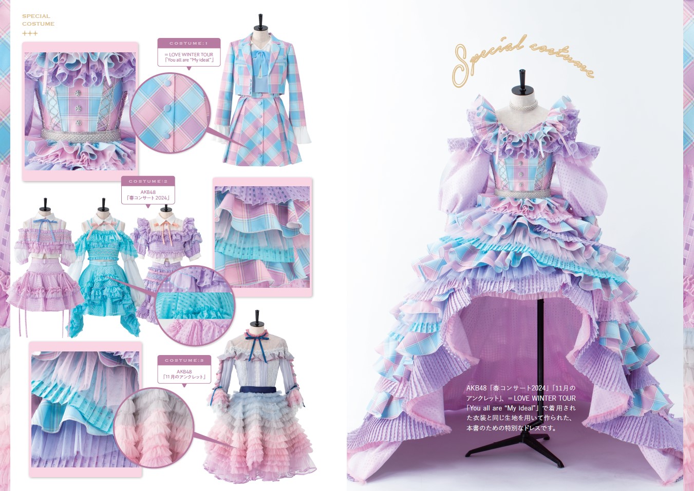 茅野しのぶ「アイドル衣装のひみつ～カワイイの方程式～」より。