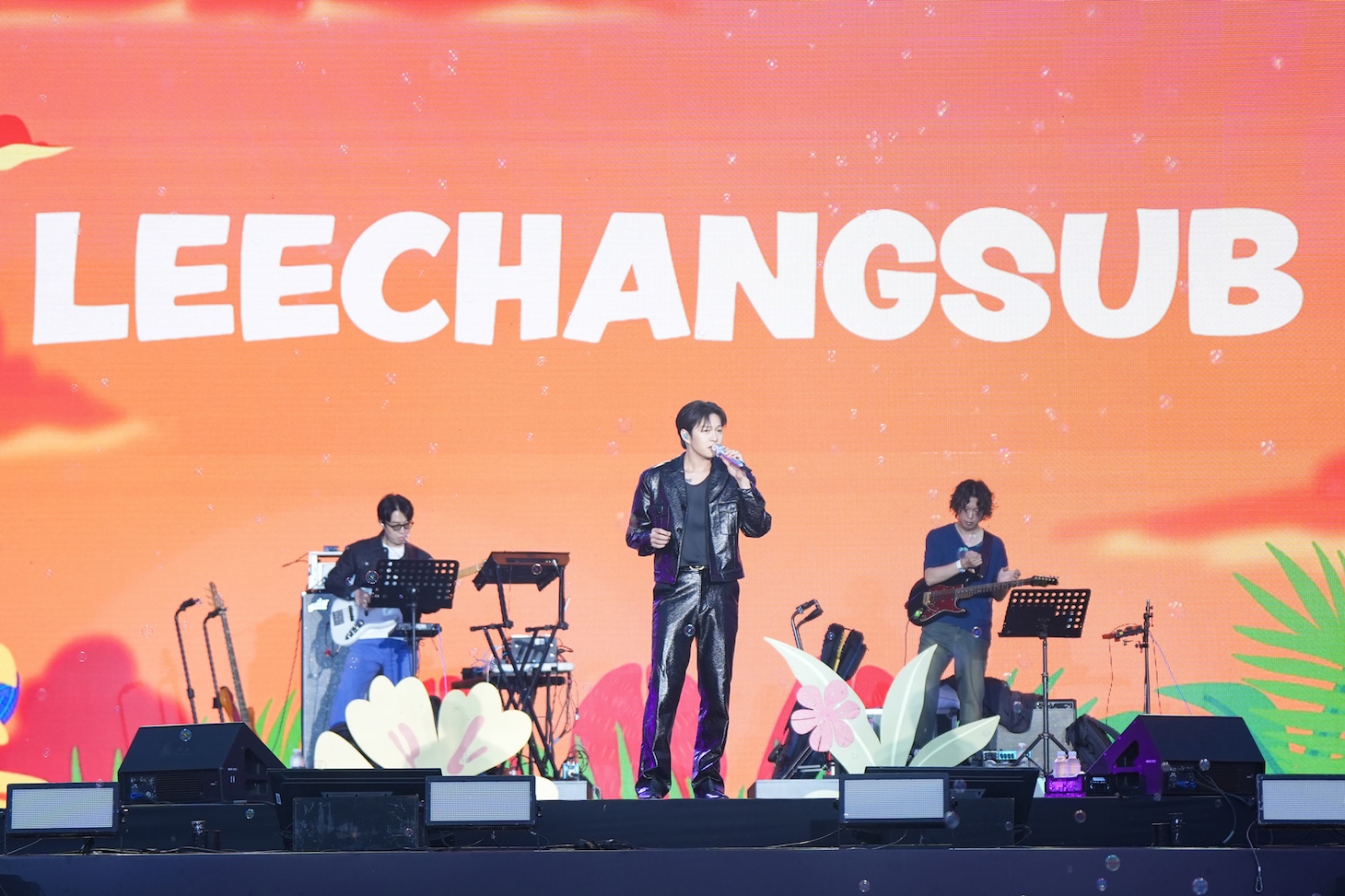 チャンソプ（BTOB）。「Weverse Park Night」DAY2より。 ©2025 Weverse Con Festival