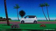 ダイハツ「MOVE」新CMのワンシーン。