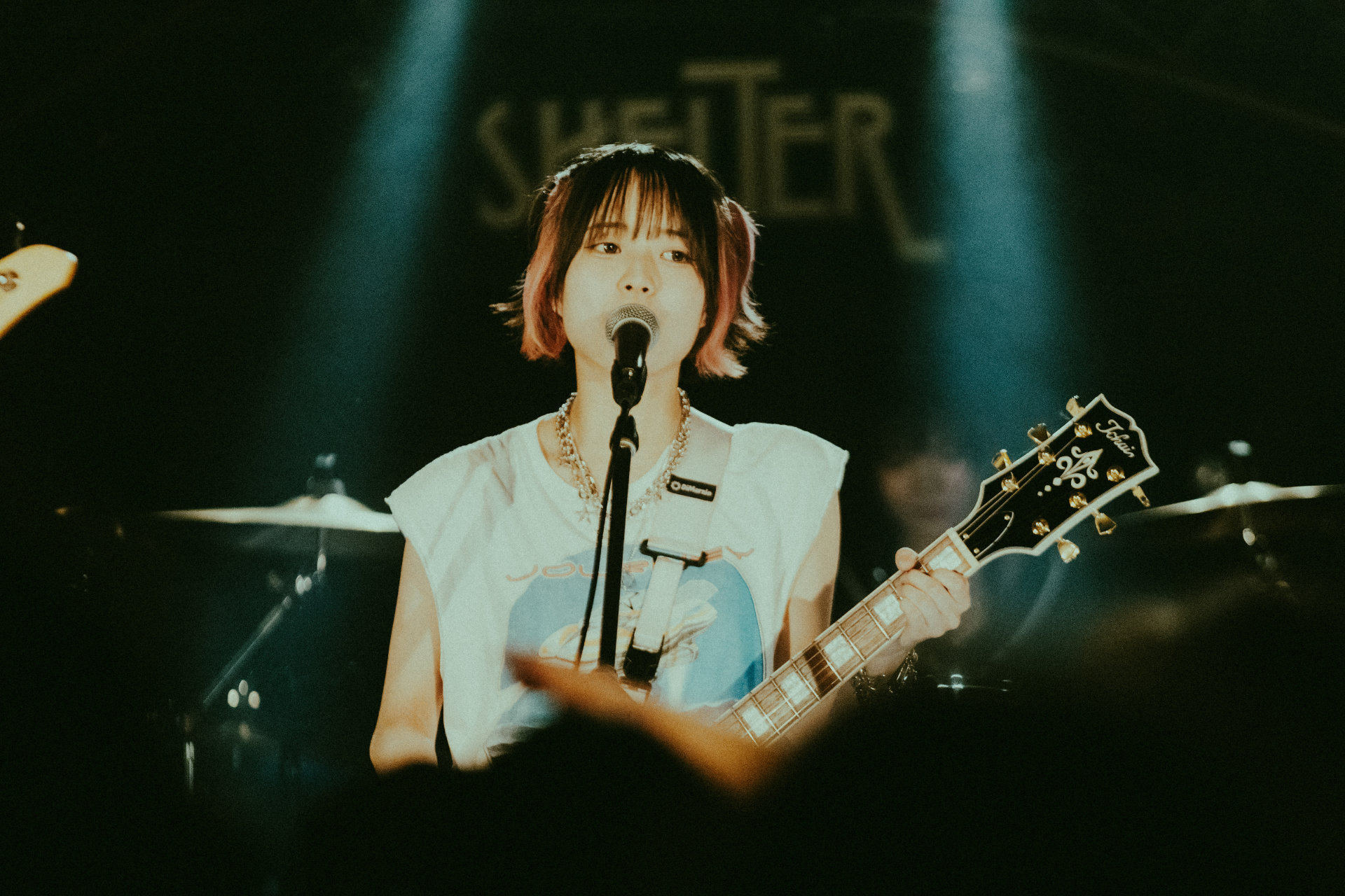 On stage media image