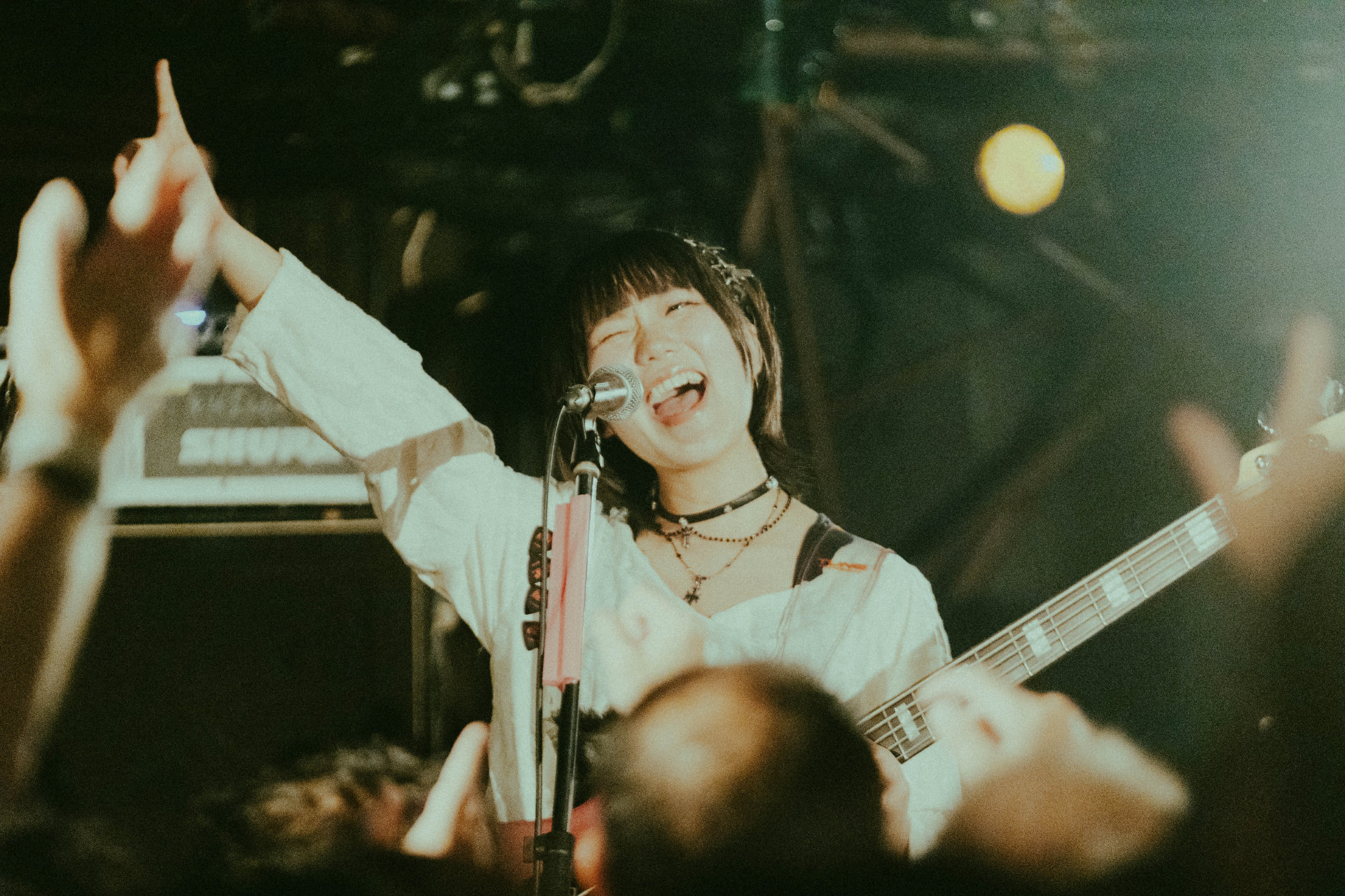 On stage media image