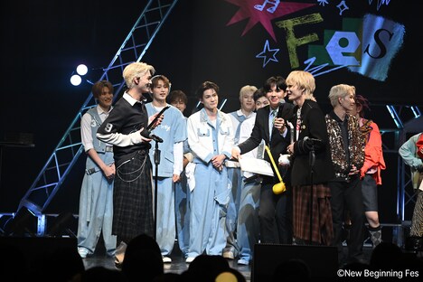 企画コーナー「ニュービギバトル」の様子。