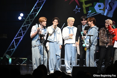 企画コーナー「ニュービギバトル」の様子。