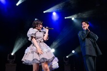 デュエット曲「コラージュ」を歌う清竜人＆清凪。