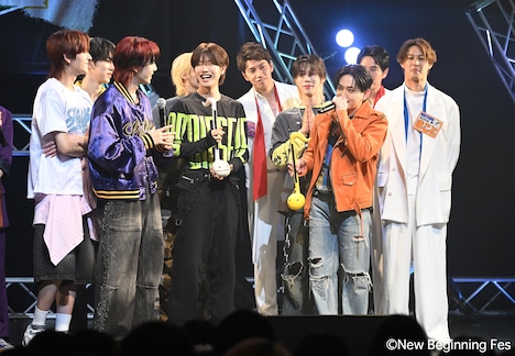 企画コーナー「ニュービギ バトル」の様子。