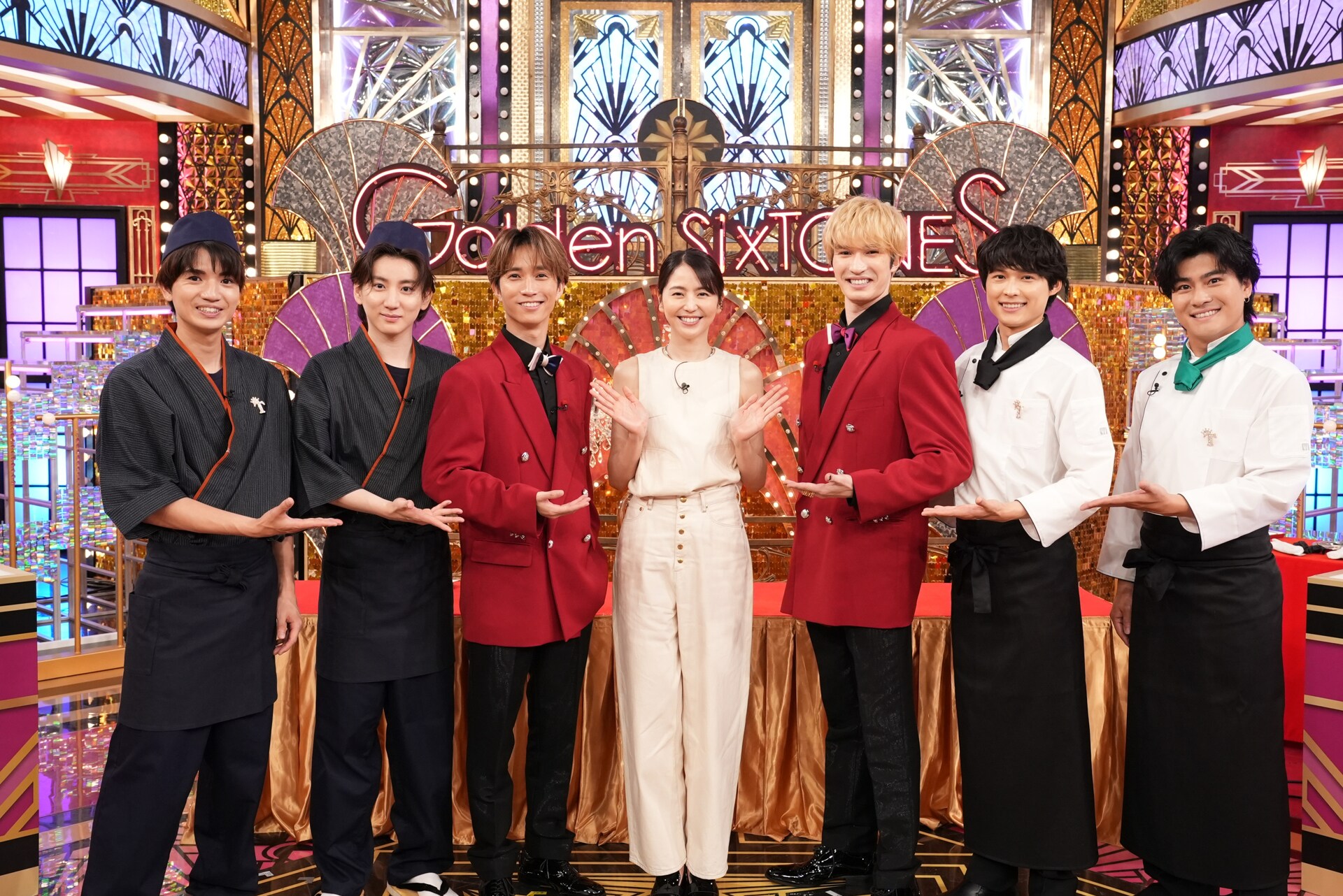 SixTONESと長澤まさみ、今夜「Golden SixTONES」でハプニング連続の初