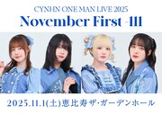 「CYNHN ONE MAN LIVE 2025  November First -111」告知画像