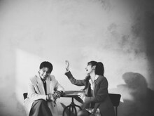 後藤真希と花村想太（Da-iCE）。