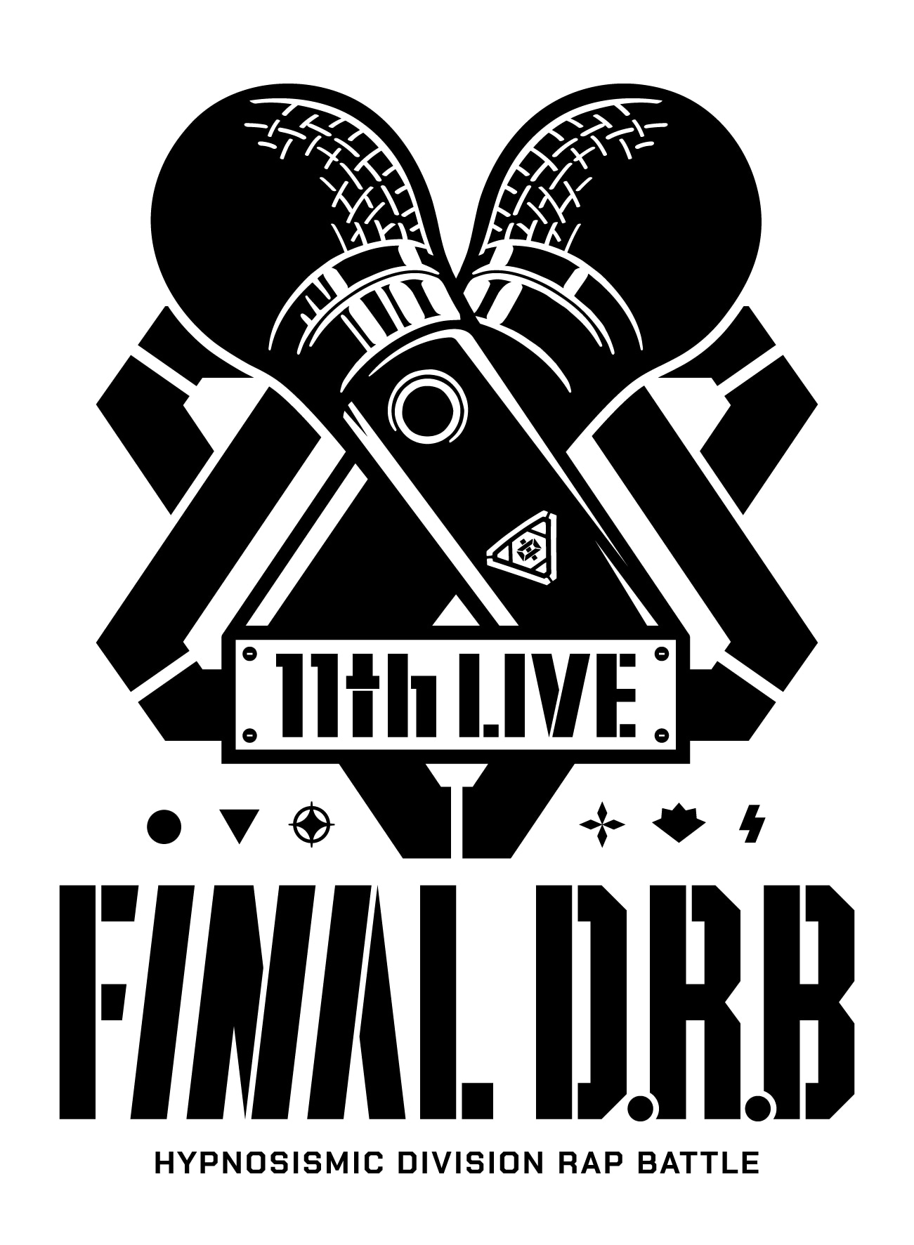 「ヒプノシスマイク -Division Rap Battle- 11th LIVE≪Final D.R.B≫」ロゴ