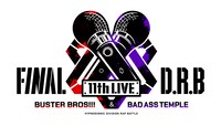 「ヒプノシスマイク -Division Rap Battle- 11th LIVE≪Final D.R.B≫Buster Bros!!! ＆ Bad Ass Temple」ロゴ