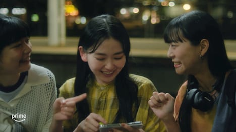 Prime Videoの新ブランドCM「君のこころが観たいもの。」編より。